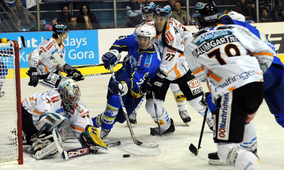 Medveščak - Linz, Mislav Blagus, Gerd Gruber, Alex Westland