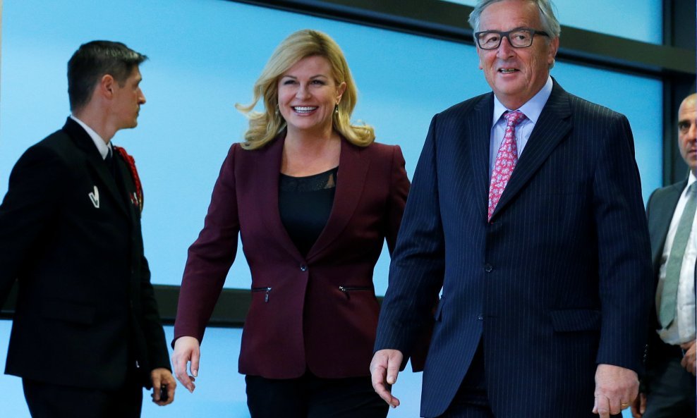 Kolinda Grabar Kitarović i Jean Claude Juncker