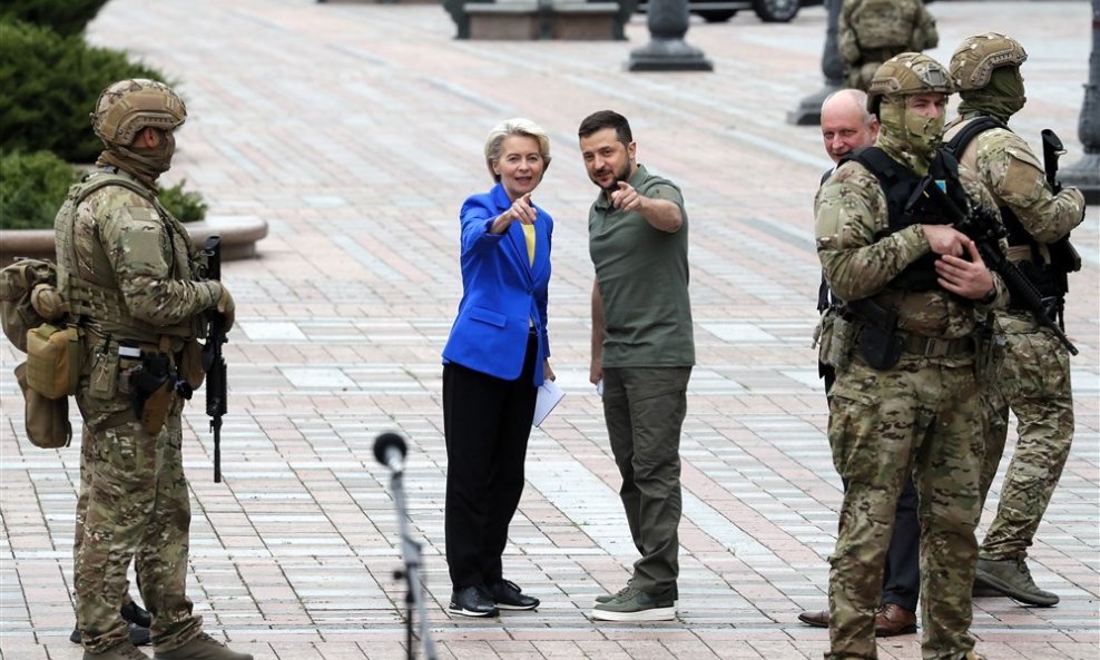 Ursula von der Leyen i Volodimir Zelenski