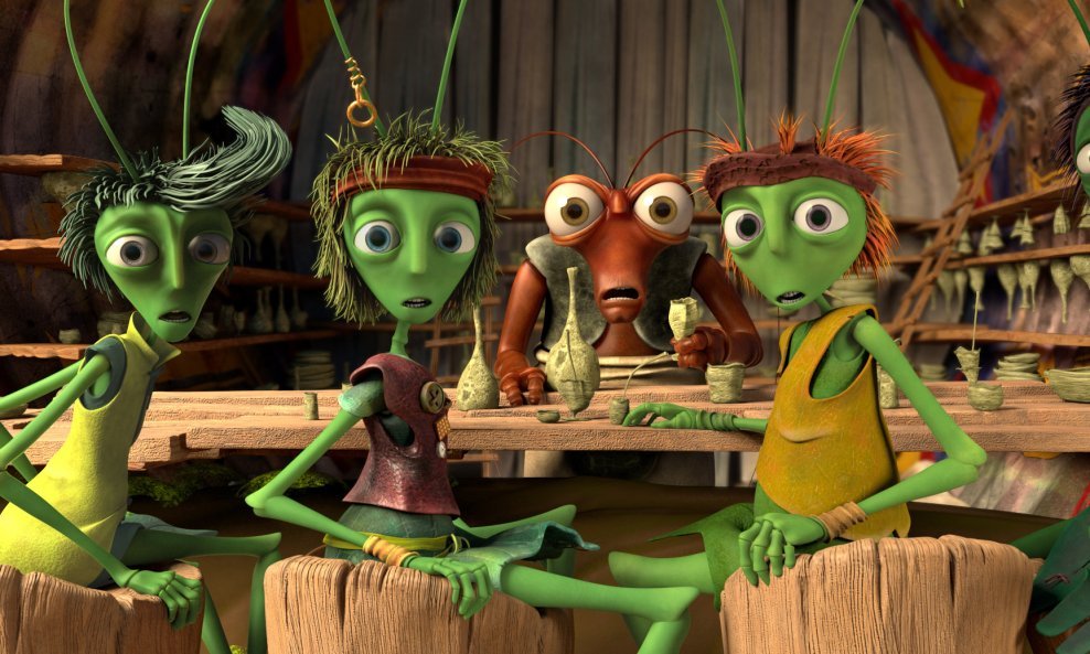Prizor iz animiranog filma 'Crvčak i Mravica'
