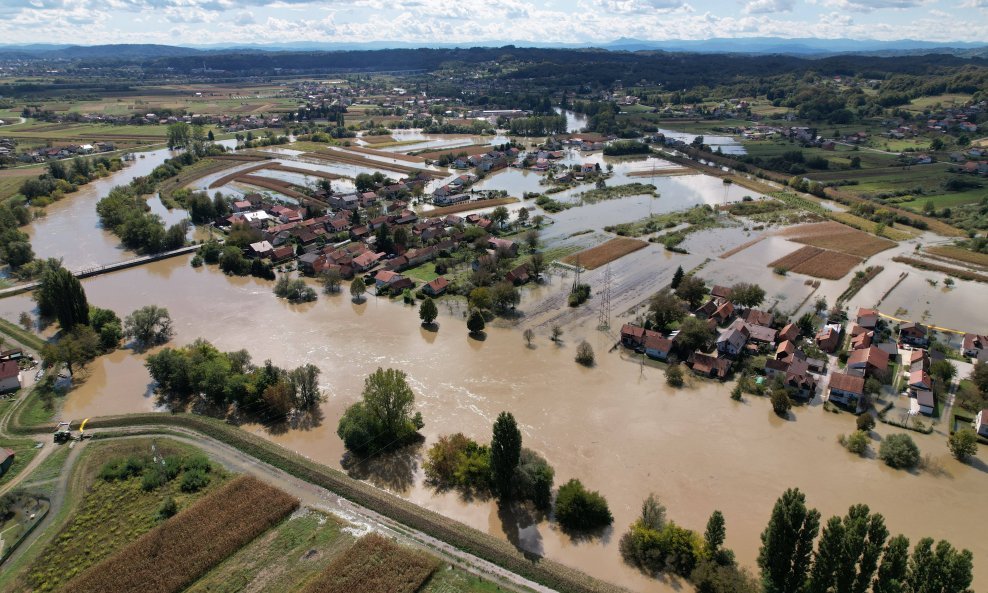 Poplava kod Karlovca - ilustracija