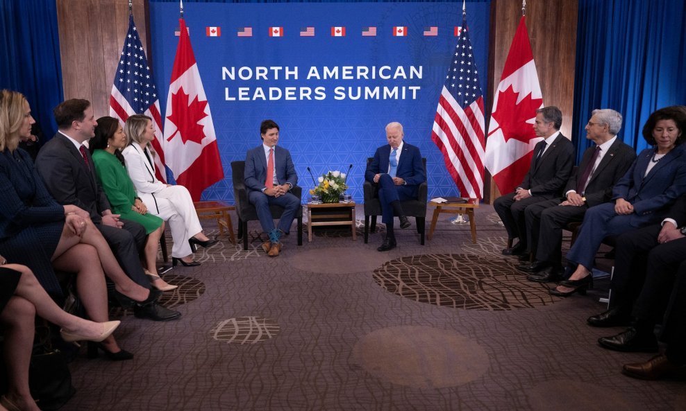 Justin Trudeau i Joe Biden