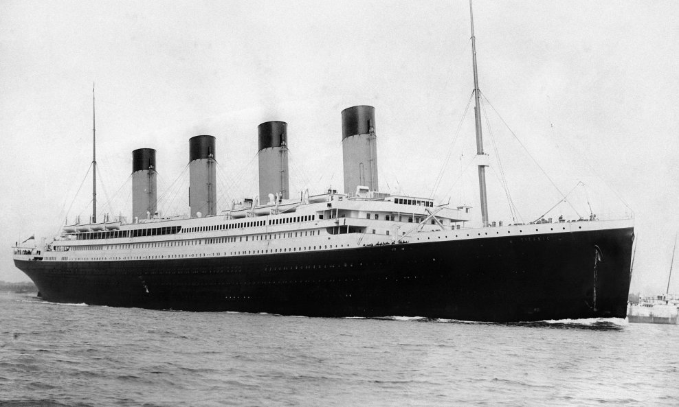 itanic kod Southamptona 10. travnja 1912.