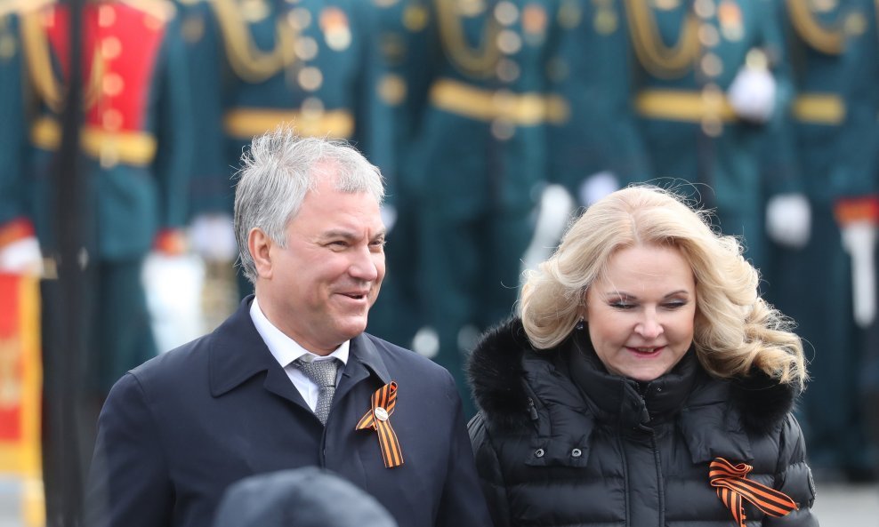 Vjačeslav Volodin i Tatjana Golikova