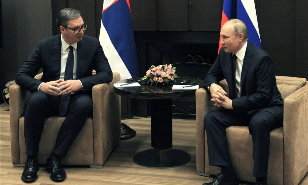 Aleksandar Vučić i Vladimir Putin