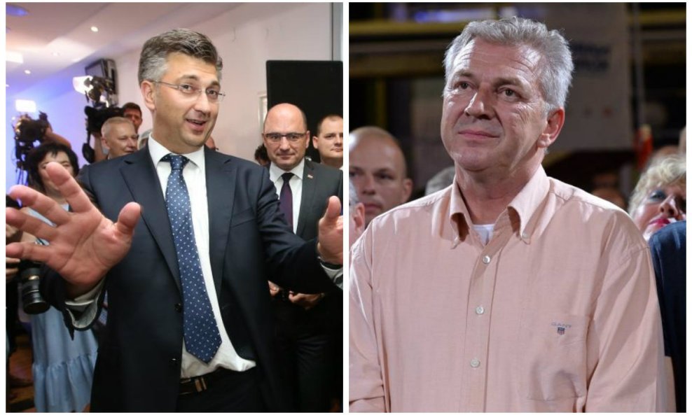 Andrej Plenković i Ranko Ostojić