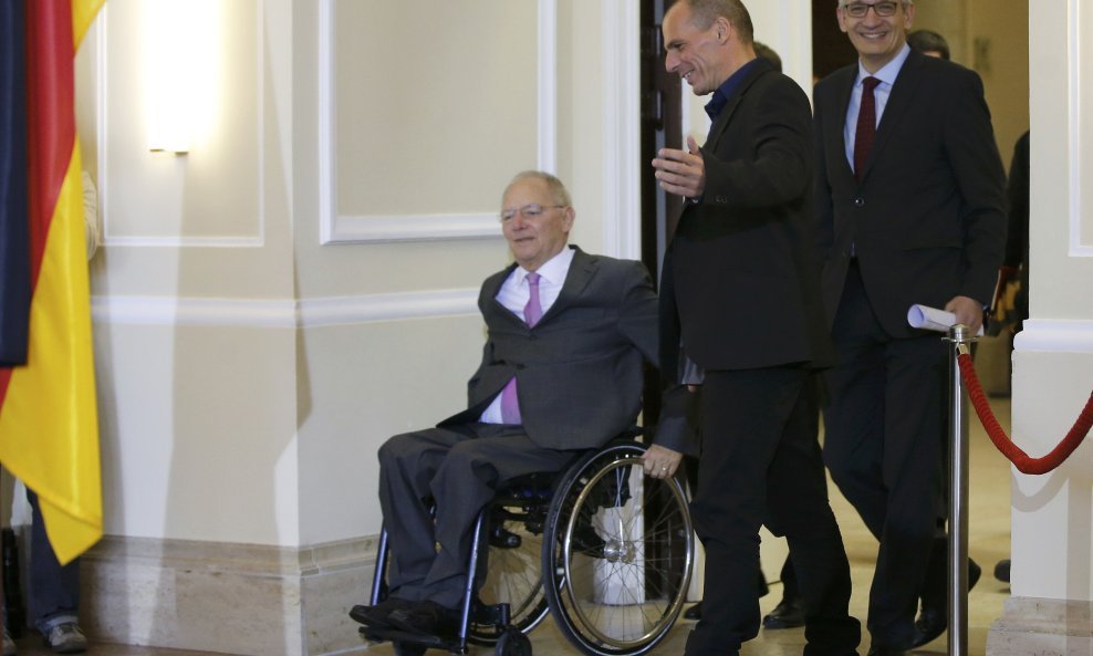 Janis Varufakis i  Wolfgang Schaeuble