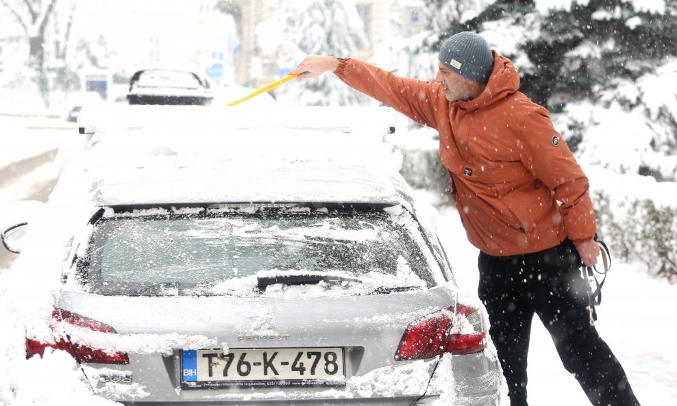 Snijeg u Sarajevu