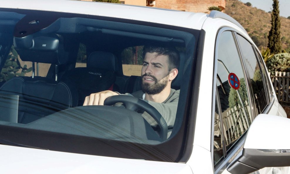 Gerard Pique u Audiju Q7