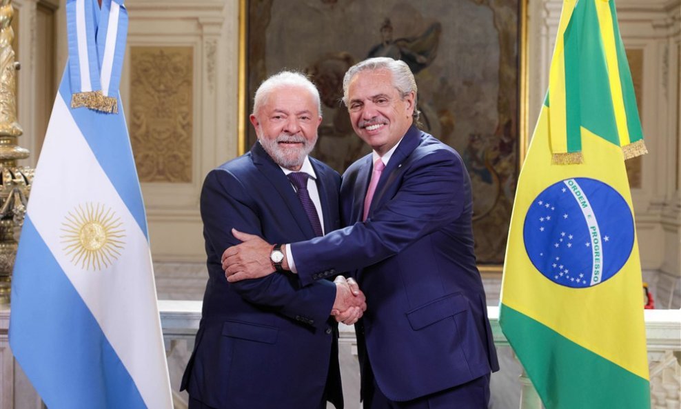 Alberto Fernandez i Luiz Inacio Lula da Silva