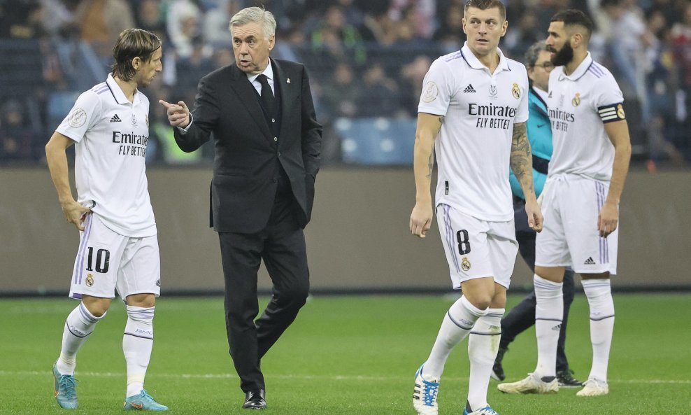 Luka Modrić i Carlo Ancelotti