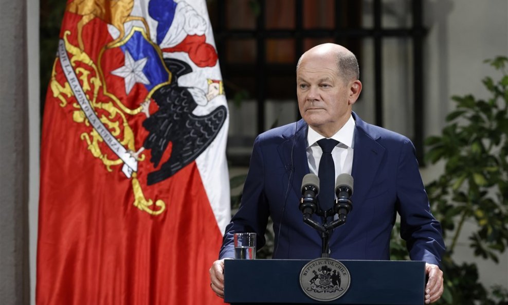 Olaf Scholz u posjetu Čileu