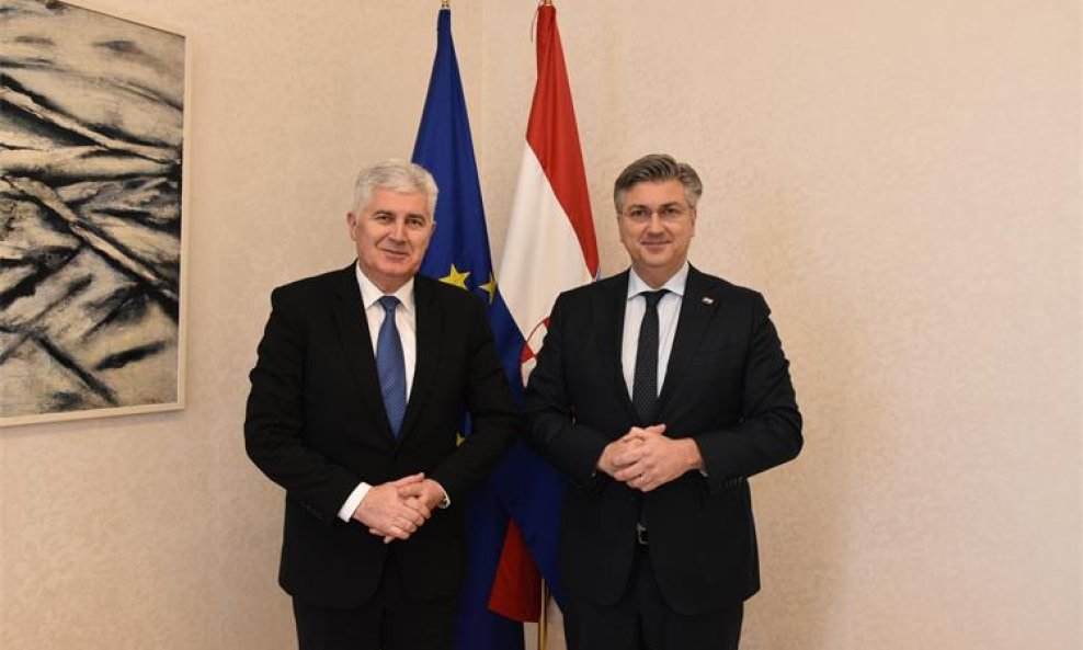 Dragan Čović i Andrej Plenković