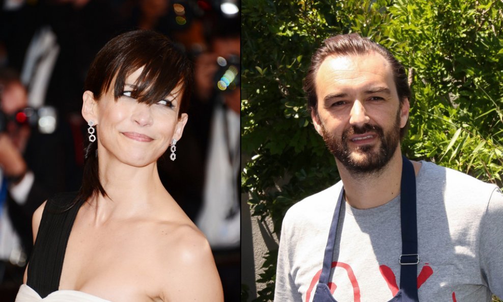 Sophie Marceau i Cyril Lignac