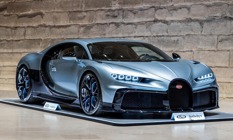 Bugatti Chiron Profilée je na aukciji kuće RM Sotheby’s postigao rekordnu cijenu od 9.792.500 eura