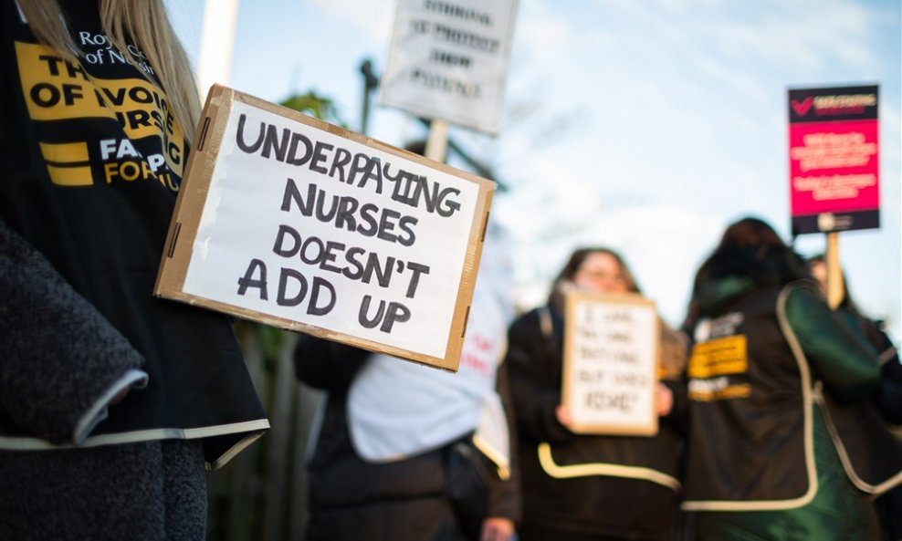 Štrajk medicinskih sestara u Velikoj Britaniji