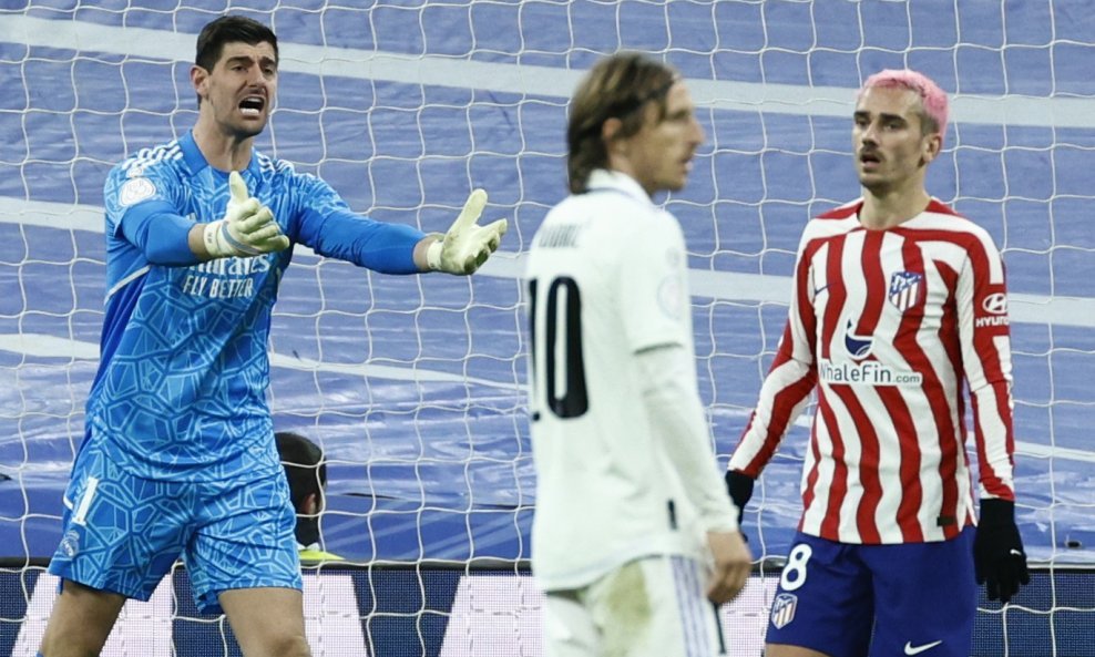 Thibaut Courtois i Luka Modrić