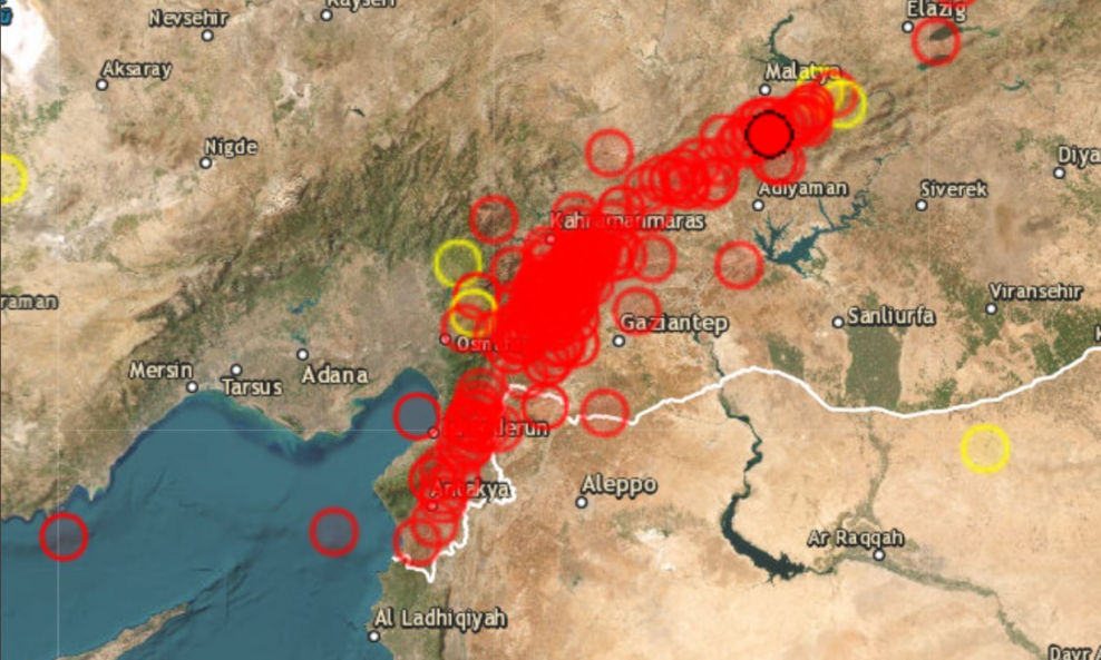Potresi u Turskoj i Siriji