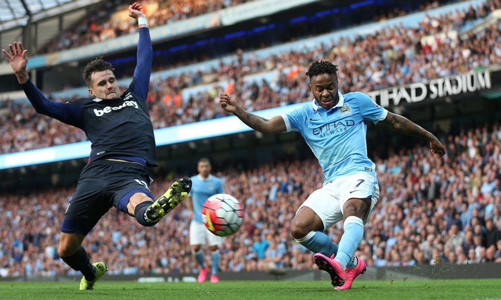 Manchester City - West Ham United, Carl Jenkinson, Raheem Sterling