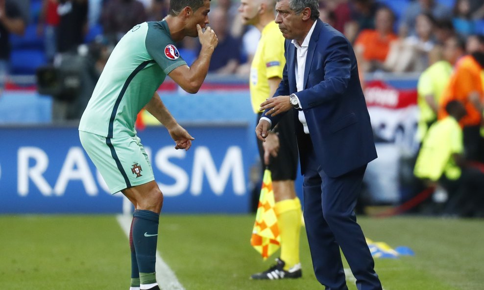 Cristiano Ronaldo i Fernando Santos