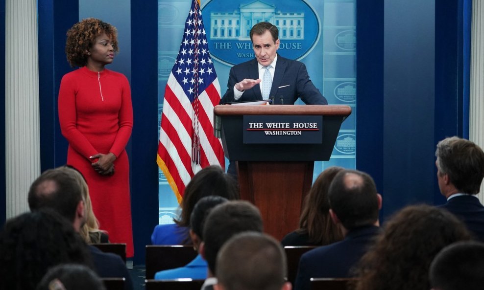 Karine Jean-Pierre i John Kirby