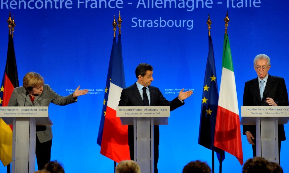 Merkel, Sarkozy, Monti