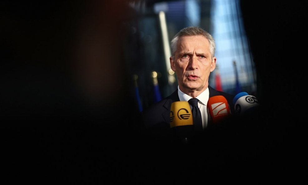 Jens Stoltenberg, glavni tajnik NATO-a uoči sastanka s ministrima obrane u Bruxellesu