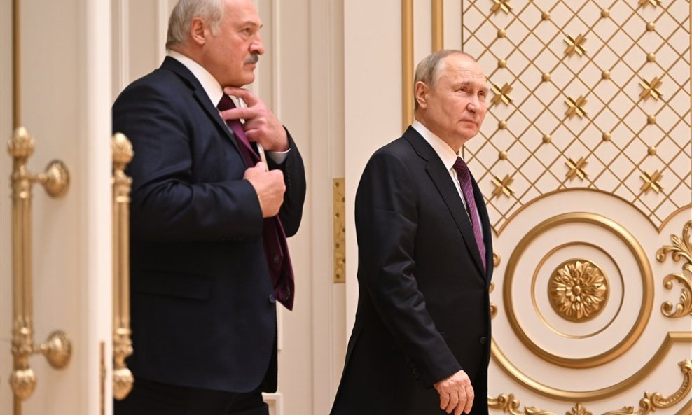 Aleksandar Lukašenko i Vladimir Putin