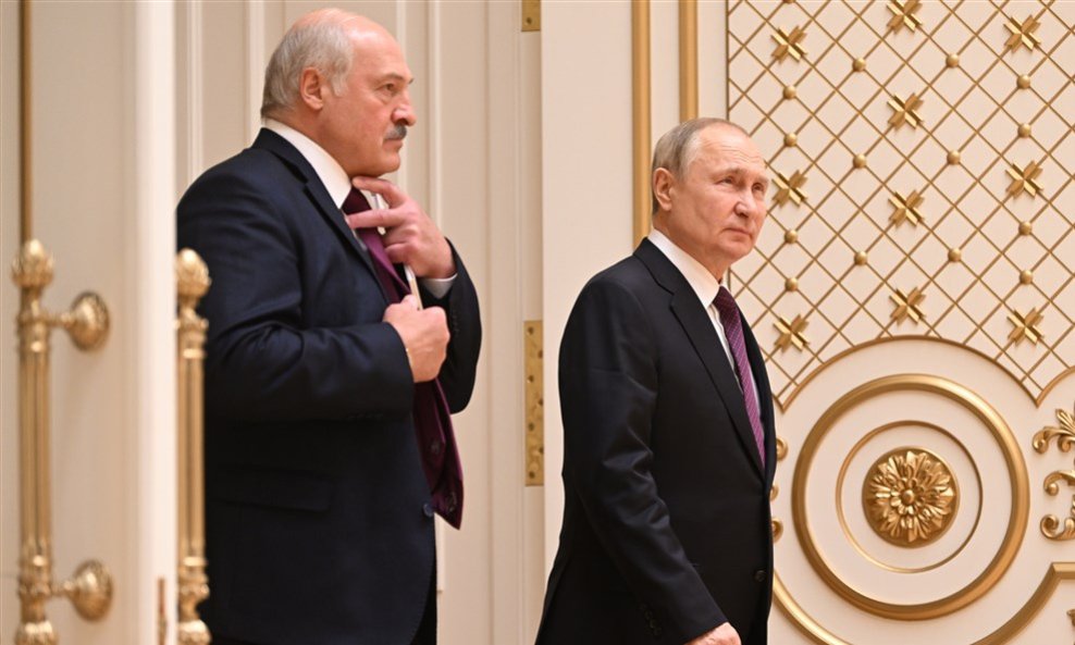 Aleksandar Lukašenko i Vladimir Putin