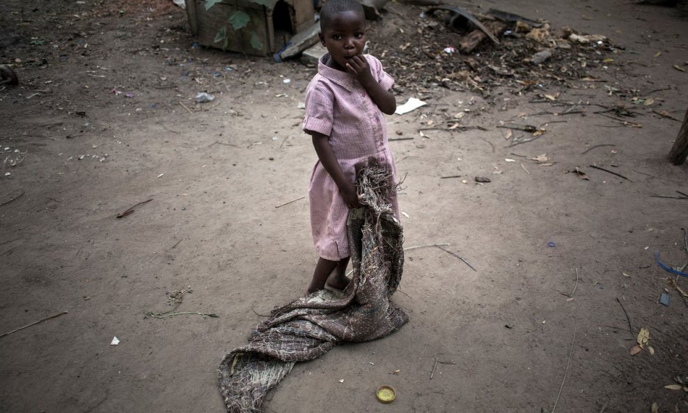 Dijete u sirotištu u DR Kongu - ilustracija