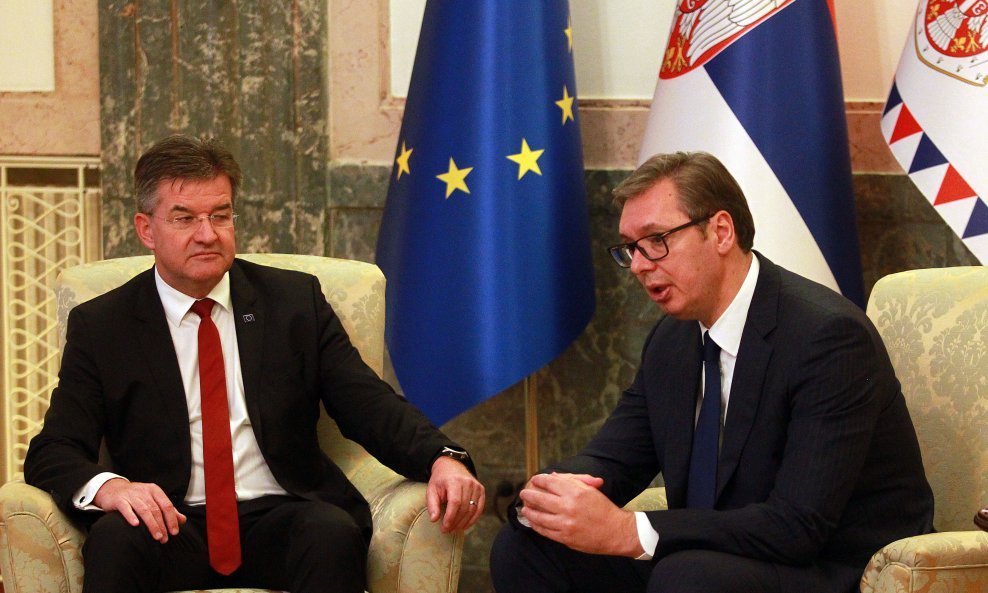 Miroslav Lajčak i Aleksandar Vučić