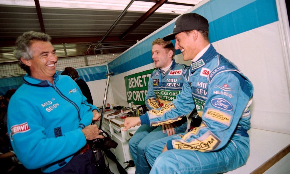 Flavio Briatore, Michael Schumacher i Jos Verstappen