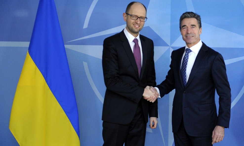 Arsenij Jacenjuk i Anders Fogh Rasmussen