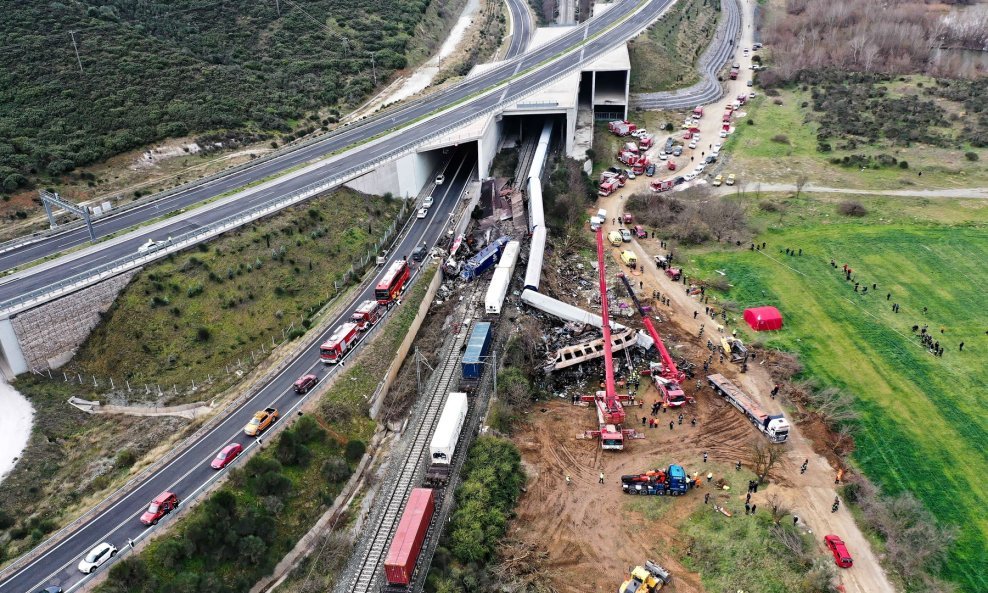 Željeznička nesreća u Grčkoj
