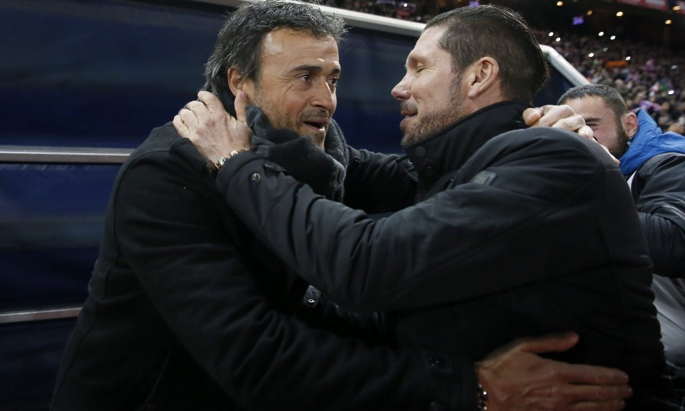 Luis Enrique (lijevo) i Diego Simeone