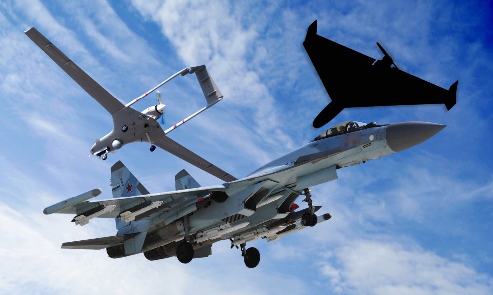 Bayraktar TB-2, Su-35 i Šahid-136