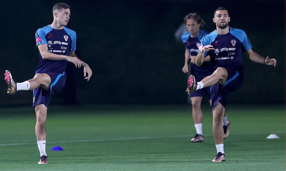 Luka Sučić (lijevo) i Mateo Kovačić