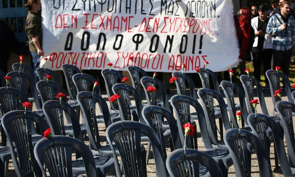 Protesti u Ateni zbog željezničke nesreće