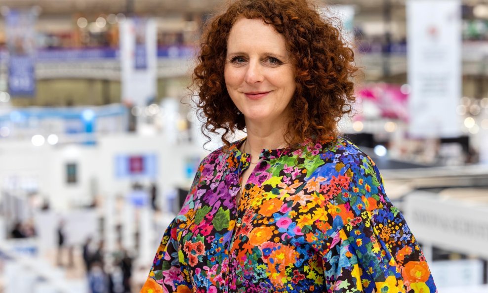 Maggie O’Farrell snimljena na londonskom sajmu knjiga