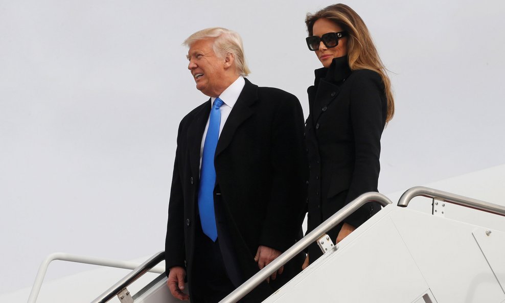 Donald Trump sa suprugom Melanijom