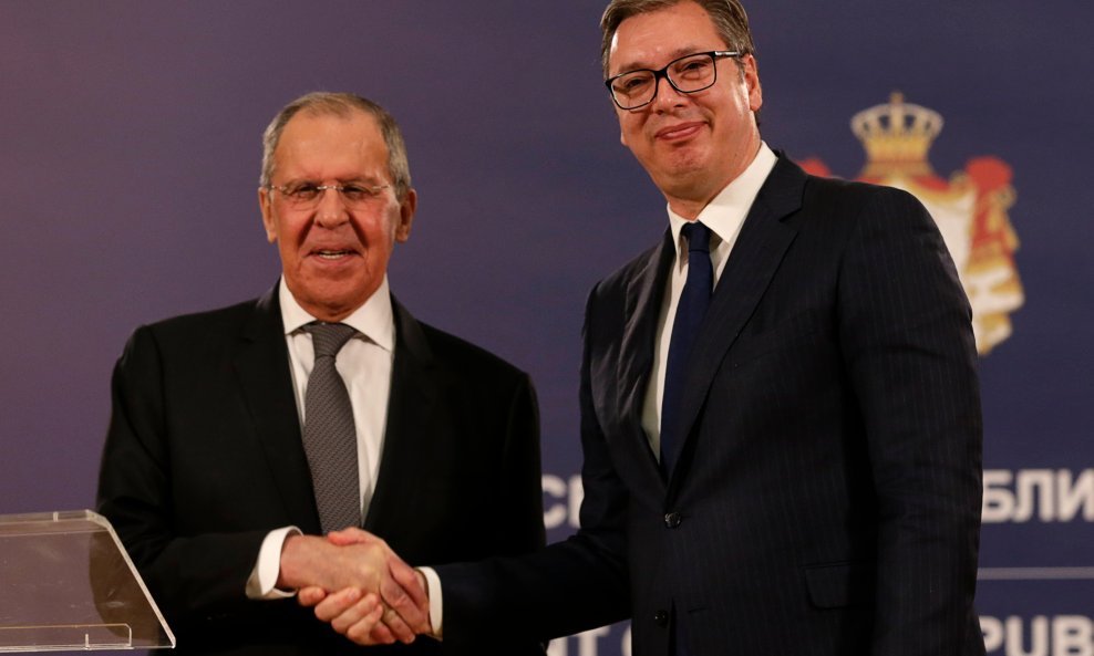 Sergej Lavrov i Aleksandar Vučić