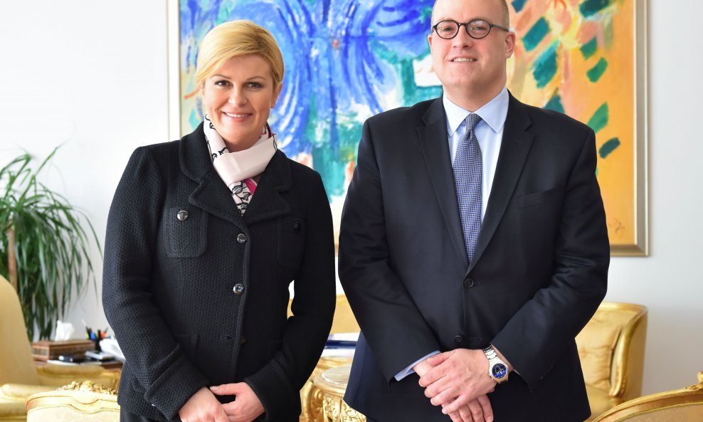 Kolinda Grabar Kitarović i Jonathan Moore