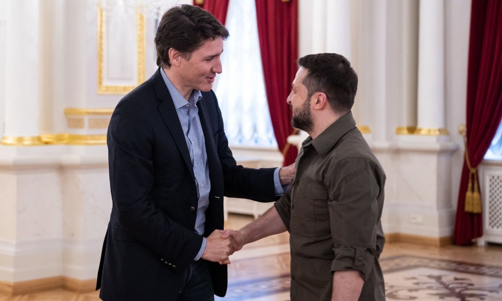 Justin Trudeau i Volodimir Zelenski