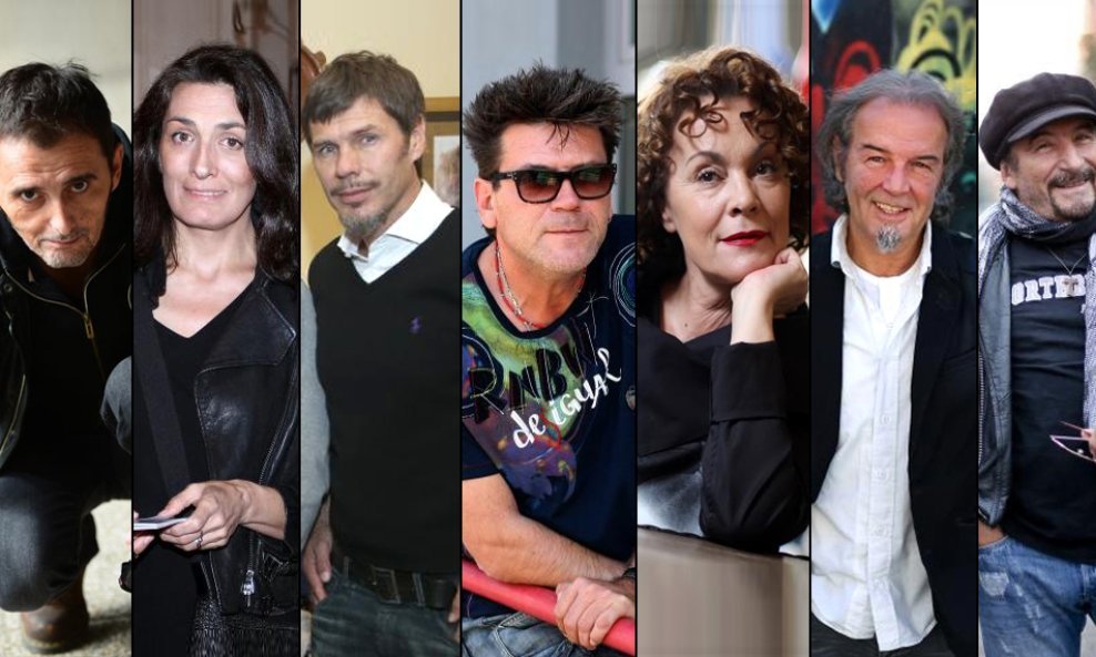Bare, Urša Raukar, Zvonimir Boban, Žera, Hus, Željko Bebek i Anja Šovagović 