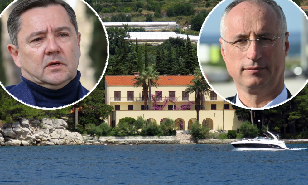 Vila Dalmacija, Andrija Mikulić, šef Inspektorata i Ivica Puljak, splitski gradonačelnik