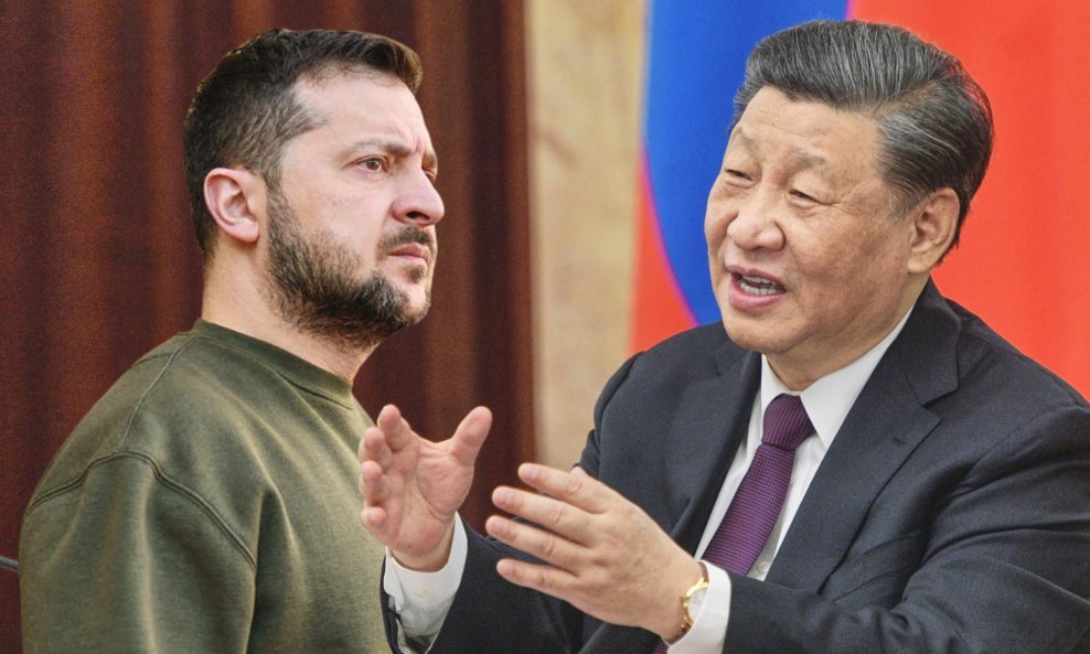 Volodimir Zelenski, Xi Jinping