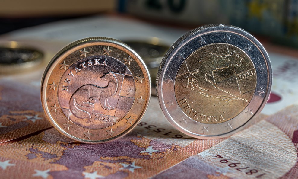 Hrvatske kovanice eura - ilustracija