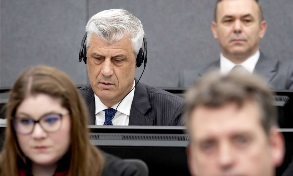 Hashim Thaci na sudu u Den Haagu