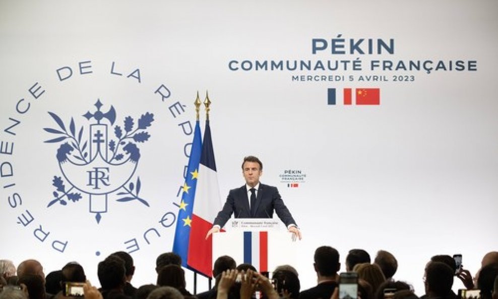 Emmanuel Macron u Pekingu