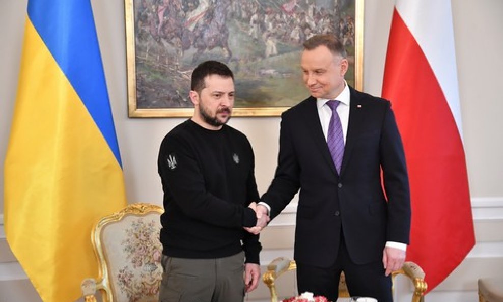 Volodimir Zelenski i Andrzej Duda